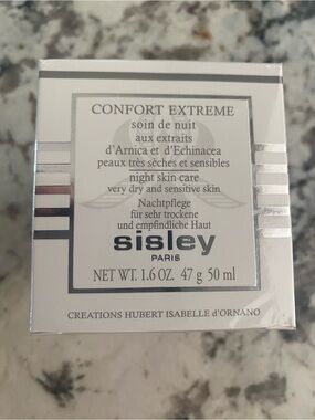 Sisley Confort Extreme Night Cream - White and Silver Packaging